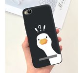 Flower Cover For Xiaomi Redmi 4A 4x Beautiful Moon Night Black Cat Phone Case For Redmi 4x Redmi4a Protection Coque Funda Capas