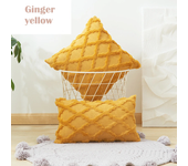 New 3D Plush Tufting Rattan Lattice Geometric Pillows Cover 4 Sizes Autunm Winter Cozy Warm Sofa Cushion Cover Living Room Decor
