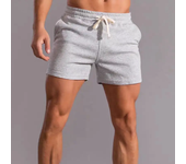 Pantalones cortos deportivos para hombre, pantalones cortos de tres cuartos elásticos para correr, entrenamiento, ocio, verano