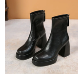 Modernas Botas De Tacón Para Mujer, Botas Informales, Moda Femenina De Otoño E Invierno, Elegantes Botas De Tacón,