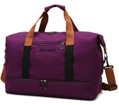 Bolso de Viaje de Gran Capacidad Separación Seca-Húmeda Ideal para Deportes y Fitness