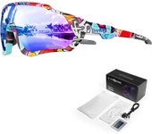 Gafas de Ciclismo Polarizadas con 1 Lente O 5 Lentes Intercambiables TR90 Gafas de Sol Deportivas Mujeres Hombres K9408