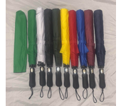 2folds UV/Plain/Checkered golf umbrella auto