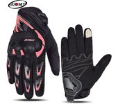 SUOMY Breathable Full Finger Racing Motorcycle Gloves Quality Stylishly Decorated Antiskid Wearable Gloves Large Size XXL Black