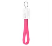 USB C Data Wire Type C Keychain USB Cable Keychain Lanyard Design Micro USB Mini Key Chain Charger Cord Short TPE Quick Charge