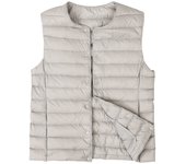 Chaleco de invierno para mujer, chaqueta de plumón, chaleco de pareja, ligero y cálido, ropa interior