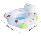 Flotadores de piscina hinchables, tumbonas flotantes, colchones de aire con reposabrazos, sillas de piscina