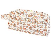 Pen Box Canvas Capibara Pencil Case Multi-Layer Penbag Capibala Pen Bag Ins Large Capacity Capibala Stationery Box School