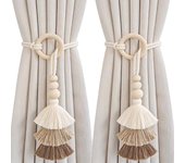 Modern Tassels Curtains Buckle Easy to Install Home Office Drapes Holders for Bathroom Kitchen Office and Studios
