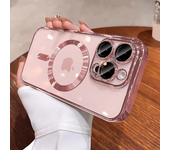 Nueva funda oficial de teléfono dorada del desierto para iPhone 16, 15, 14, 13, 12, 11 Pro Max Plus, lente magnética transparente Magsafe, funda protectora suave