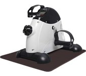 Pedales Estaticos, Mini Bicicleta Estáticas con Pantalla LCD y Resistencia Ajustable, Entrenamiento de Brazos y Piernas, para Fitness Ajustable Resistencia para Hacer Ejercicio