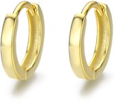 Cute 925 Sterling Silver Gold Color Loop Huggies Circle Small Hoop Earrings For Womens Mens Child Girls Kids Jewelry Aros Aretes