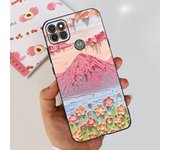For Motorola Moto G9 Power Case Moto G9 Play Silicone Soft Cover Fashion Flower Painted Matte Case For MotoG9 Power TPU Fundas