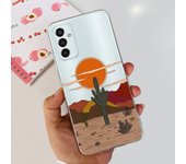 For Samung Galaxy M13 SM-M135F Case Bumper Soft Clear TPU Silicone Back Shell Cover For Samsung M13 M33 M53 5G Flower Ins Capas