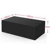 outdoor furniture cover waterproof 210D garden furniture dust cover for table sofa protective covers black