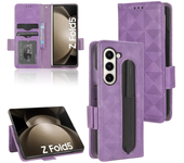 Adecuado Para Samsung Galaxy Z Fold 3 Fold 4 Fold 5 Fold 5 SM - F9460 Billetera Multifuncional Clip Card Slot Mobile Shell