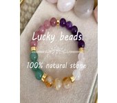 good luck bracelets for women real natural stone Citrine tiger eyes amethyst girlfriend mom gift original jewelry luxury