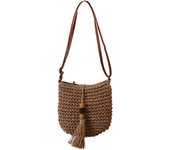 Straw Shoulder Bag for Women Vintage Hobo Bag Beach Handbag Fashion Tote Bag Everyday Bag Summer