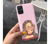 For Samsung Galaxy A51 Case Colorful Flower Painted Silicone Shockproof Cover For Samsung A51 4G 5G SM-A515F A 51 GalaxyA51 Case