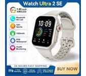 2025 Reloj inteligente New Smart Watch Women 1.85 inch AMOLED Bluetooth Call Watch 100+sport mode 1000 mAh large battery Fitness Tracker Waterproof Sport Smart Clock Fashion Ladies Men Smartwatch Woman