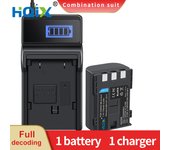 HQIX for Canon EOS 350D 400D MVX30i MVX35i MVX40I MVX45i MVX330i MD215 MD235 MD225 DC310 DC320 Camera NB-2L 2LH Charger Battery