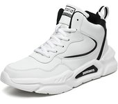Brand Mens High-tops Sneakers Trendy Boys Non-slip Basketball Shoes Outdoor Sports Tennis Shoes Comfortable Couple Sneakers