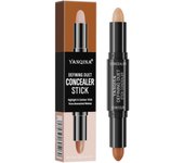 2 en1 Contour Foundation Stick Lápiz de contorno de doble cabeza  Resaltadores Lápiz de contorno de sombras
