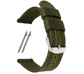 Correa de nailon para reloj, correa de lona tejida de 18mm, 20mm, 22mm y 24mm, pulsera Universal de liberación rápida, pulsera de repuesto suave y transpirable