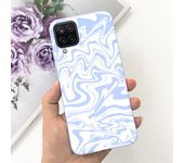 For Funda Samsung Galaxy A12 Ultra Thim Sofu-Touch Matte Liquid Silicone Soft Bumper cover on samsung a12 a125f a 12 galaxy case