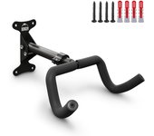 Pared para Colgar Bicicletas - Ángulo y Distancia Ajustables, para Bicicleta de Carreras, Plegable, MTB - Acolchado Extra Suave