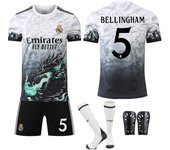 Adult 2324 Real Madrid Home Jersey No. 9 Mbappe 5 Bellingham 7 Vinicius Football Uniform Sports Men's Suit