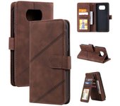 Funda de cuero tipo billetera para Xiaomi Mi Poco X3 NFC M2 Pro F3 C3 M3 10T Lite para Redmi 9A 9C 8A Note