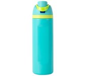 19/24/32 oz sports thermos, bounce lid, double-layer thermos 304 stainless steel vacuum bottle, leak proof