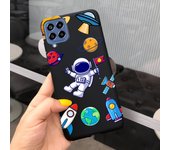 For Samsung Glaxy M33 5G Case SM-M336B Matte Soft Silicone Back Cover On Funda Samsung M33 M 33 Dinosaur Cute Cat Bumper Etui