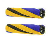 2X Slim Fluffy Soft Roller Brush Bar for Dyson V12 V15 SV16 SV22 Vacuum Cleaner Spare Part No. 971634-01 Yellow+Blue