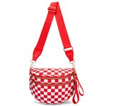 Bolso de hombro, nueva moda de moda para mujer, versátil bolso de concha de gran capacidad de tela Oxford, bolso de mensajero ligero, bolso deportivo