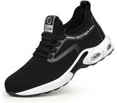35-50 Zapatos De Trabajo Con Cojín De Aire Para Hombres, Zapatos De Seguridad Antigolpes Con Punta De Acero A Prueba De Perforaciones, Zapatillas De Deporte, Calzado Masculino