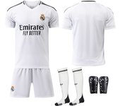 Adult 2324 Real Madrid Home Jersey No. 9 Mbappe 5 Bellingham 7 Vinicius Football Uniform Sports Men's Suit