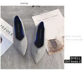 Hotsale Women's Knit Fashion Flat Shoes Summer Spring and Autumn Lady flat Shoe at lower price