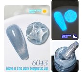 Parkson 10ml Night Glow Cat Eye Nail Gel Polish Shining Meteor Magnetic Cat Eye Gel Polish Glitter Lacquer Semi Permanent UV Gel