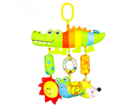 Juguetes para bebés de 0, 3, 6, 12 meses, actividades de arcoíris, cochecito de animales de peluche, juguete colgante para asiento de coche de bebé, cuna, juguetes sensoriales de viaje para bebés