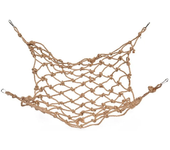 Parrot Swing Rope Birds Hanging Climbing Net wiith Hook Hammock Birds Stand Ladder Birds Chewing Playing Gym Toys 30X20CM