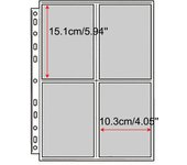A4 Binder Photocards Holder Kpop Photo Card Page 2/3/4/9/10 Pocket Sleeves PVC Free Photo Album Refills 4x6 10x15 Pocket Sleeves