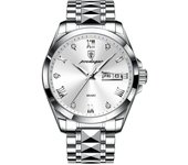 Doble calendario reloj de hombre tendencia moda reloj de cuarzo