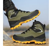 Zapatos de seuridad para hombre, zapatillas de trabajo impermeables, BOTAS Altas ANTIPERFORACIONES, Punta de maple, with Protección