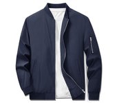 MAGCOMSEN Bomber Jacket for Men Casual Sportswear Lightweight Windbreaker Baseball Jacket with Zipper Pockets