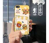 TPU Anti-dust Phone Case For Tecno F2/F1/ITEL A15 Anti-knock Durable Silicone Fashion Design Card bag Waterproof Cute
