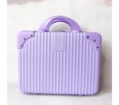 Maleta pequeña y ligera Mini caja de contraseña para mujer estuche cosmético bolsa de almacenamiento portátil de 14 pulgadas caja de recuerdo al por mayor