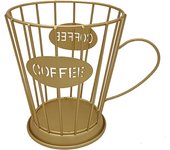 Universal Coffee Capsule Storage Basket Coffee Cup Basket Coffee Pod Organizer Holder for Home Cafe Hotel