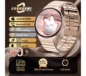 New reloj inteligente 1.43" AMOLED 7.9mm ultra-thin,always displays time,Bluetooth call,GPS tracker for men Sports wristband